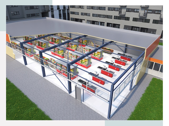 Строительство магазинов в Городец от 607 руб. за м²