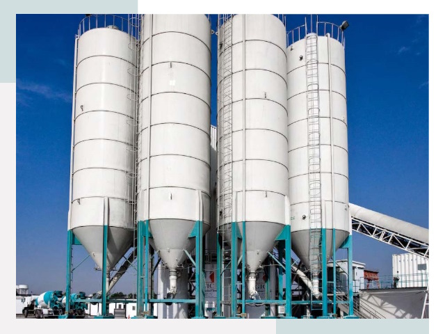 Строительство цементных силосов в Городце