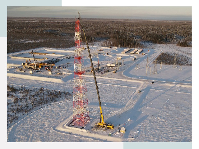 Мачты связи в Городце