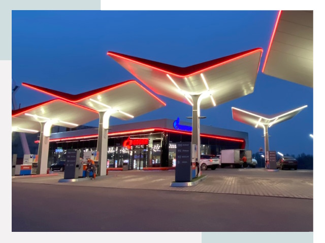 Навесы для АЗС в Городце