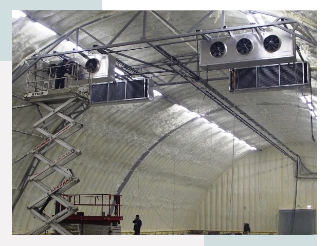 Оснащение ангаров в Городце