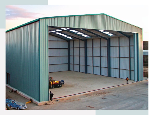 Строительство ангаров в Городце