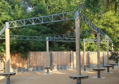 Терраса из металлоконструкций под ключ, проектирование, изготовление и монтаж от СтальСтрой-Грд